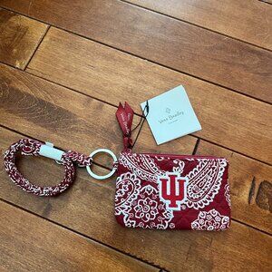 Vera Bradly - NEW Collegiate Zip ID Lanyard | Indiana University Lanyard | Vera